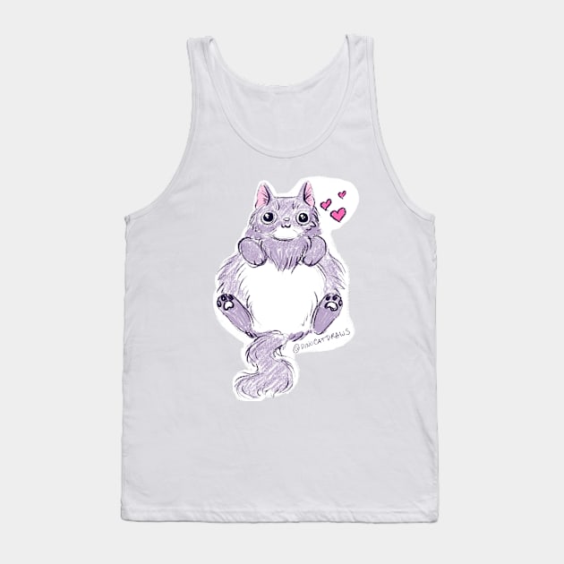 FLOOF TUM Tank Top by DinoCatDraws